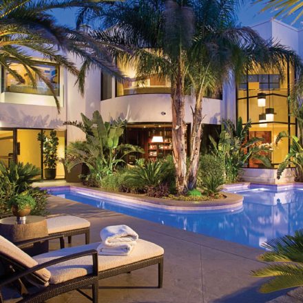 Gothic model and custom home landscape services